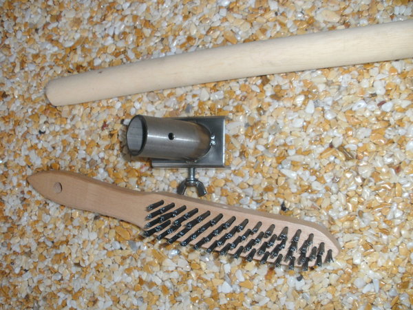 Werkzeuge Steinteppichverlegung