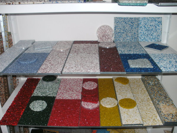 PUR Binder für Kiesel Glas Granit Naturstein Colorquarz